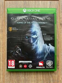 Middle-Earth Shadow of Mordor GOTY na Xbox ONE a Xbox SX