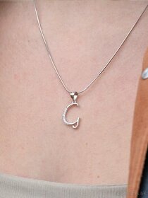 Valentínsky darček - strieborný náhrdelník - nový -