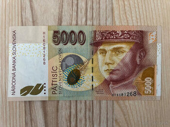 Slovenska bankovka 5000 SK