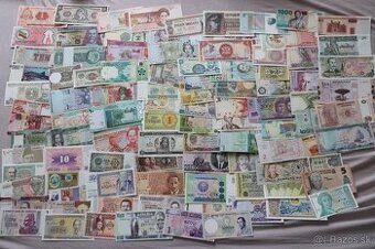 Unc bankovky 100 kusov zo 100 krajín