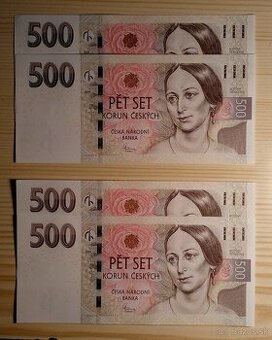 České koruny.