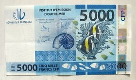 Francouzská Polynésie 5000 franků