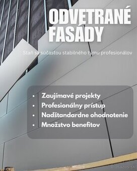 ODVETRANÉ - PRESKLENÉ FASÁDY