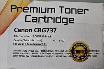Nový toner Canon CRG737