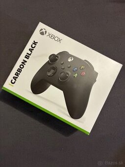 Xbox Carbon Black ovládač NOVÝ