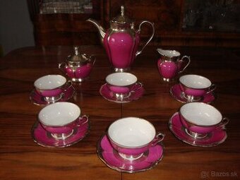 Starožitná porcelánová čajová súprava zn. Bavaria - Germany.