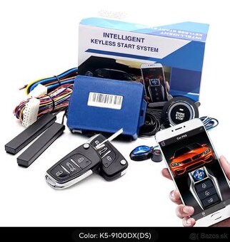 Keyless, bezkľúčové odomikanie, bezkľúčový štart K5-9100DX - 1