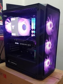 Herný PC –RTX 3070 EVGA XC3ultra+Ryzen5 +NVMe+ WIN 11 Pro