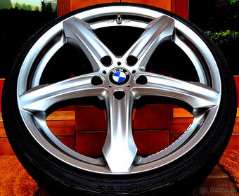 alu R19 5x120, senzory tlaku, letné pneu 225/35, BMW 1