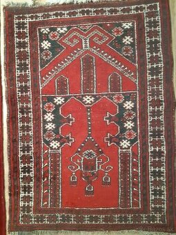 Pravý ručne viazaný perzský koberec - 120 x 86 cm