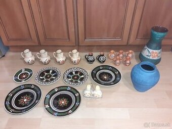 Keramika ľudová, porcelán a sklo dekoračné