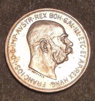 2 Koruna 1913 b.z František Jozef I.