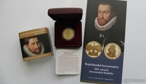 Zlatá minca Rudolf II