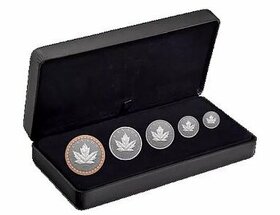 Kanada 2023 Maple Leaf Set(1/20/1/10,1/4,1/2,1oz) 

