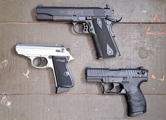 WALTHER 1911 GOLD CUP, P22Q, PPK/S