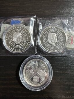 Predam strieborne medaile Nemecke 3ks .333 cena spolu 20euro