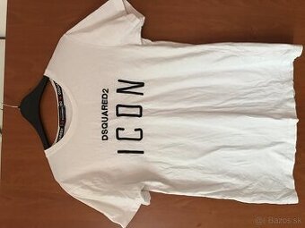DSQUARED2 white damske tricko M/L