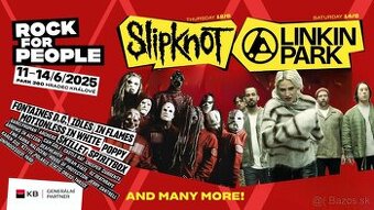Linkin Park na Rock for People 2025 4-dňové vstupenky