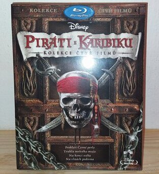 Piráti z Karibiku 1+4 kolekcia blu-ray nová zabalená cz dab