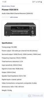 Pioneer VSX-D814