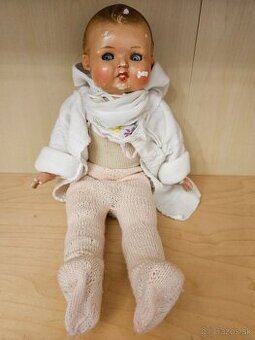 Starožitné miminko cena 40€/d-39cm/ - 1