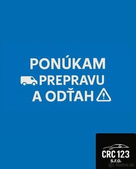 Ponúkam odťah a prepravu osôb