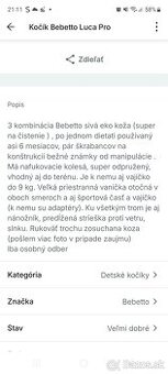 Kočík Bebetto Luca Pro