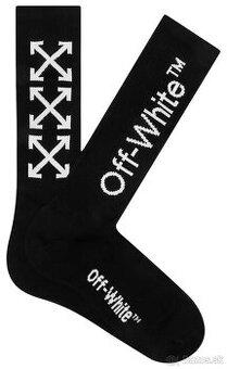 Ponožky Off-white, one-size, čierno-biela