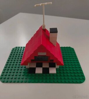 1969 Vintage Lego Legoland 344-1 Bungalow (č.2)