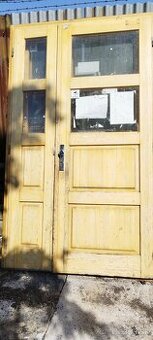 Drevene dvojkridlove dvere