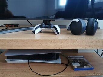 PS5 s mechanikou + originálne slúchadlá