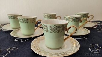 Kávová súprava, šálky s podšálkami JSK Slavkov