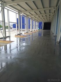 Priemyselne  podlahy- betónové podlahy, leštený betón