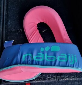 ZLAVA Detská plavecká vesta swimvest+ modro-ružová 15-25 kg