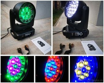 2v1 wash/beam hlava 19x15W zoom
