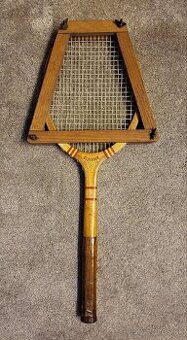 SLAZENGER tenisová raketa, cca 100 ročná