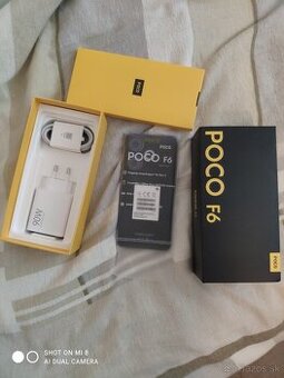 Predám Poco F6 8/256GB novy,cierny,bez zaruky