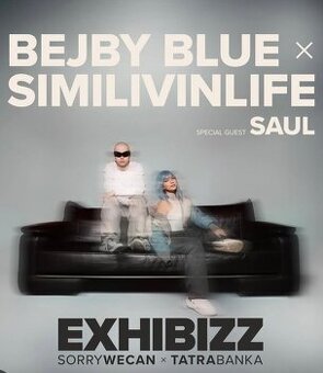 EXHIBIZZ koncert - BEJBY BLUE X SIMILIVINLIFE × SAUL