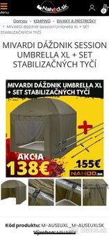 Mivardi dazdnik umbrella xl
