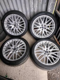 4ks alu disky orig. Audi 5x112 R19 pneu 245/40 r19