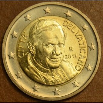 2 Euro Vatikán 2011 Benedikt XVI. (BU