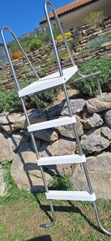 Bazénové nerezové schodíky Galaxy 1,23 m