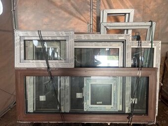 Okna a dvere Fixi ,rôznych veľkosti , plastové