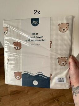 2x nová súprava obojstranných obliečok na jednolôžko Next