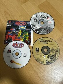 Riot , V-Rally 2, Fifa 2002 Playstation 1