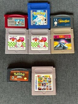 Originálne hry na Nintendo Gameboy a Gameboy advance