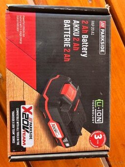 NOVÁ batéria Parkside 2ah, 20V