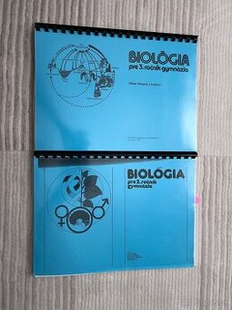 vytlačené knihy z biológie diel 2 a 3