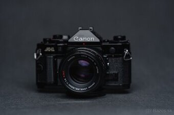 Canon A-1 + Canon FD 50mm f/1.4 S.S.C. - výborný stav