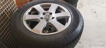 Predám 4 hliníkové disky AUTEC (VW)+staršie zimné pneumatiky